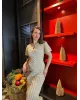 SANDRO SPARKLE DRESS – BUTTER YELLOW