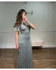 SANDRO SPARKLE DRESS – PISTACHIO