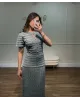 SANDRO SPARKLE DRESS – PISTACHIO