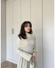Detailed Collar Dress – Beige