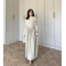 Detailed Collar Dress – Beige