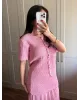 ZARA-Inspired Pink Tweed Set