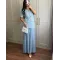 ZARA-Inspired Blue Tweed Set