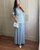 ZARA-Inspired Blue Tweed Set