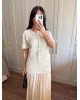 ZARA-Inspired Beige Tweed Set