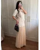 ZARA-Inspired Beige Tweed Set