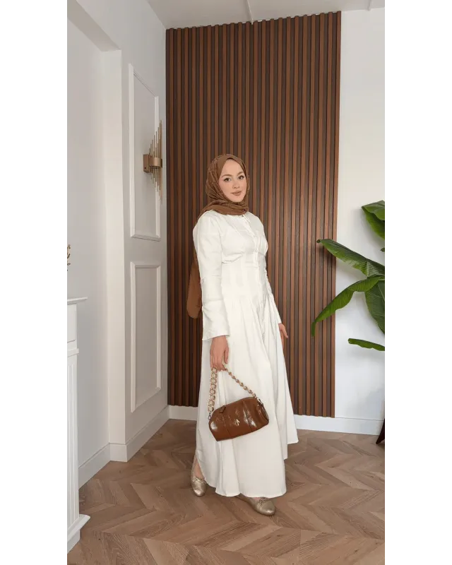 Corset Dress - White