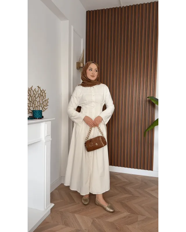 Corset Dress - White