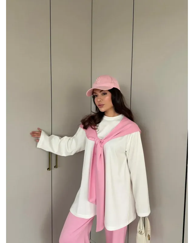 Aura Drape Set -Pink