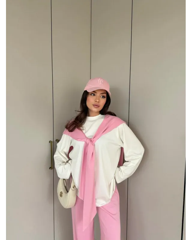Aura Drape Set -Pink