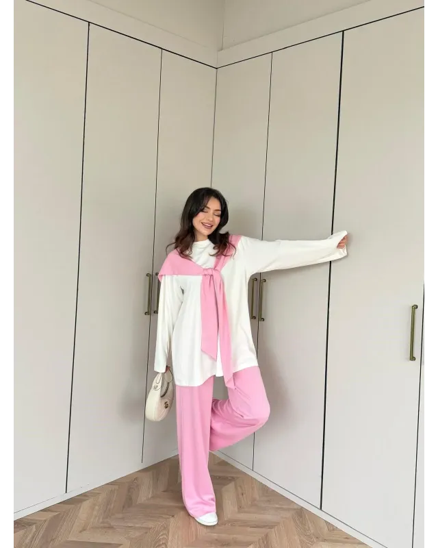 Aura Drape Set -Pink
