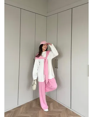 Aura Drape Set -Pink