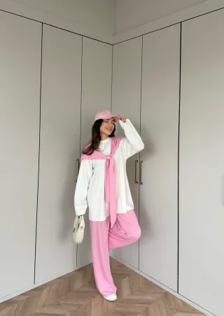 Aura Drape Set -Pink