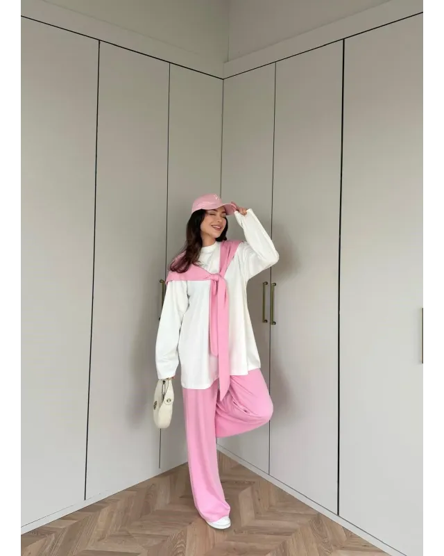 Aura Drape Set -Pink