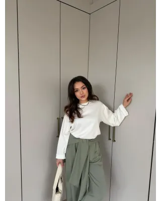 Aura Drape Set -Khaki
