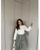 Aura Drape Set -Khaki