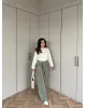 Aura Drape Set -Khaki