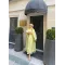 Elegant Eid Statement Skirt Set – Yellow