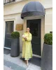Elegant Eid Statement Skirt Set – Yellow