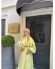 Elegant Eid Statement Skirt Set – Yellow