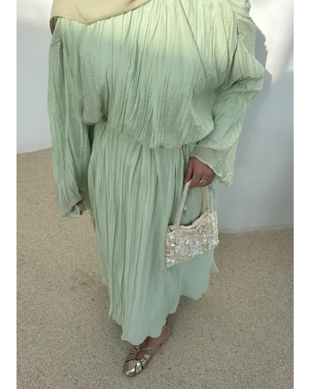 Bloom Dress – Aqua Green Bloom Dress – Aqua Green