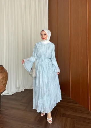 Bloom Dress – Powder Blue