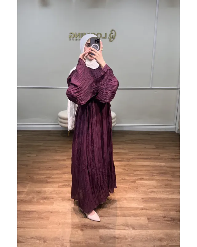 Bloom Dress – Dark Berry