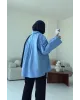 Oversized blue Shirt