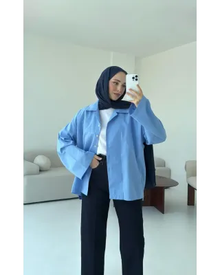 Oversized blue Shirt Oversized blue Shirt