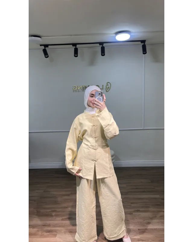 Korean Vibe Set - Powder Yellow Korean Vibe Set - Powder Yellow