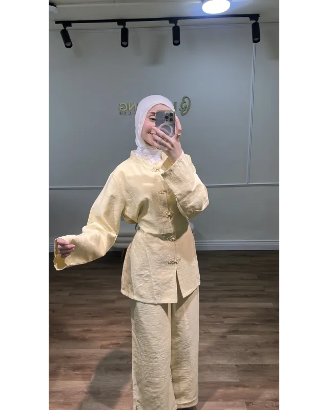 Korean Vibe Set - Powder Yellow Korean Vibe Set - Powder Yellow