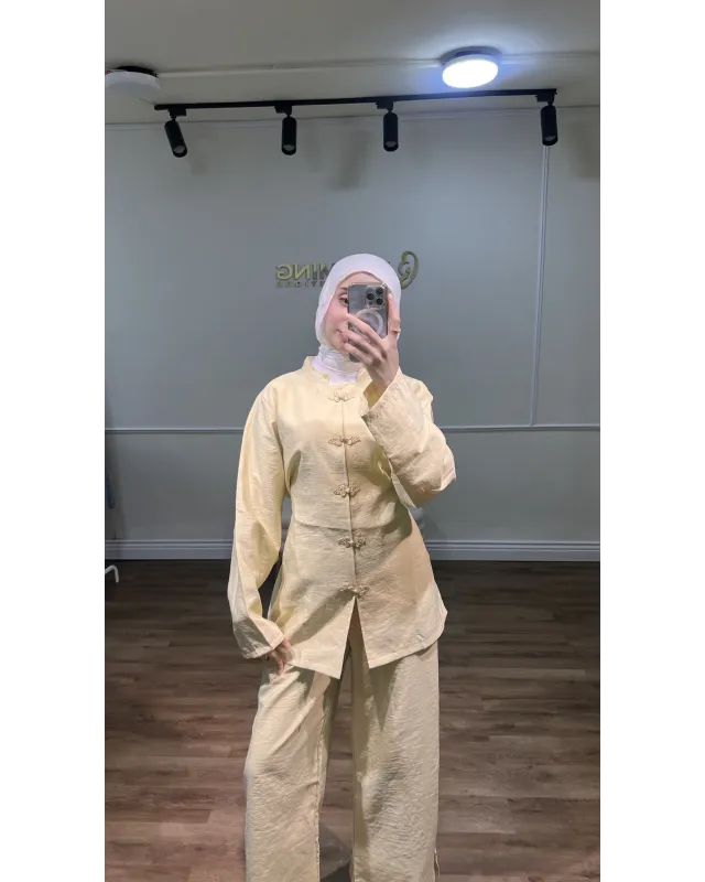 Korean Vibe Set - Powder Yellow Korean Vibe Set - Powder Yellow