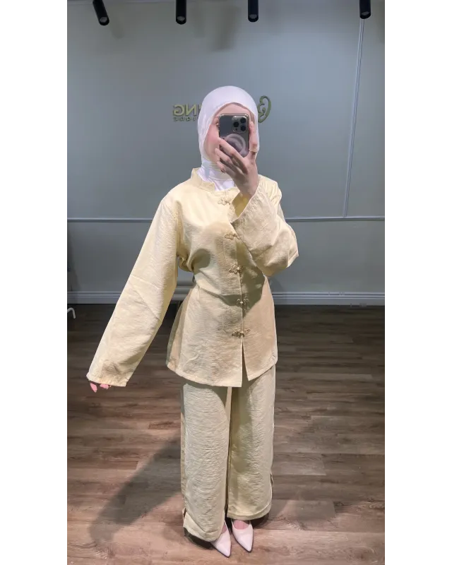 Korean Vibe Set - Powder Yellow Korean Vibe Set - Powder Yellow