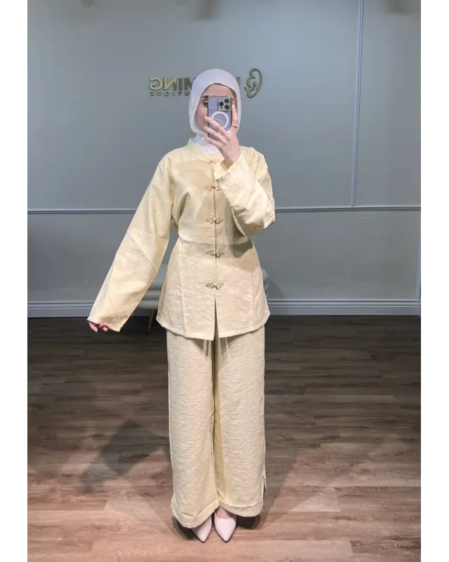 Korean Vibe Set - Powder Yellow Korean Vibe Set - Powder Yellow
