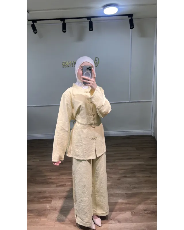 Korean Vibe Set - Powder Yellow Korean Vibe Set - Powder Yellow