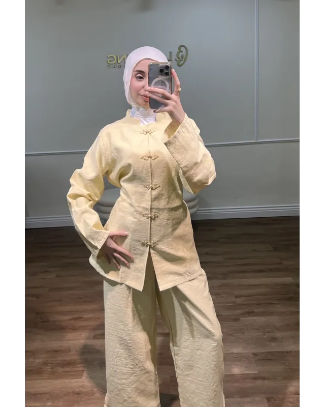Korean Vibe Set - Powder Yellow Korean Vibe Set - Powder Yellow