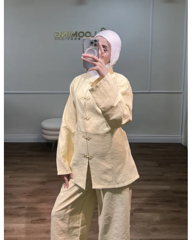 Korean Vibe Set - Powder Yellow Korean Vibe Set - Powder Yellow