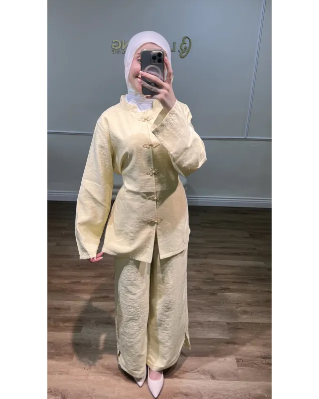 Korean Vibe Set - Powder Yellow Korean Vibe Set - Powder Yellow