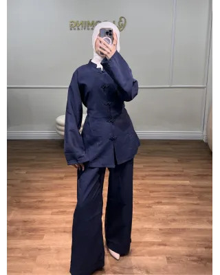 Korean Vibe Set - Navy blue