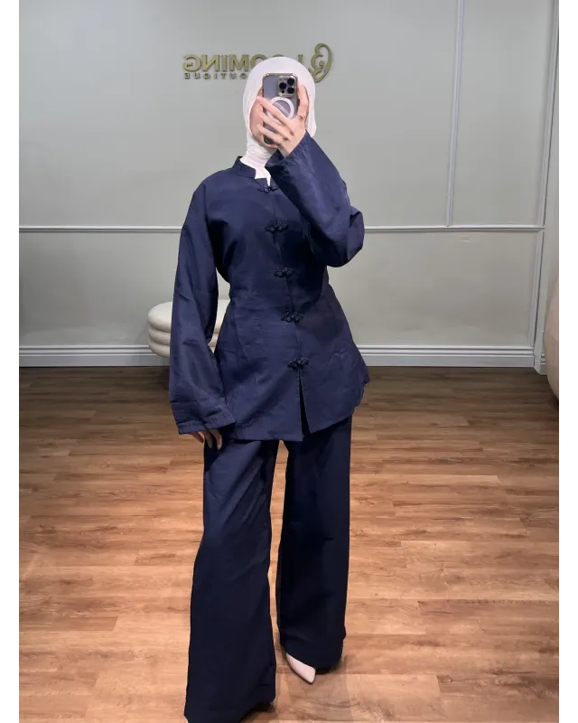 Korean Vibe Set - Navy blue