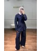 Korean Vibe Set - Navy blue