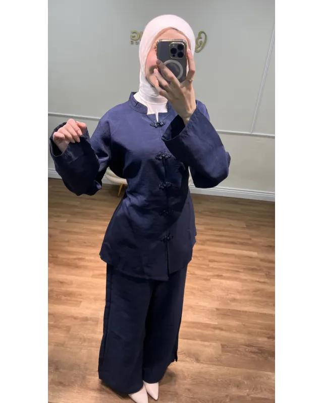 Korean Vibe Set - Navy blue