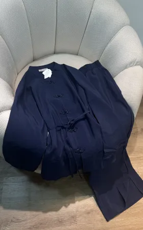 Korean Vibe Set - Navy blue