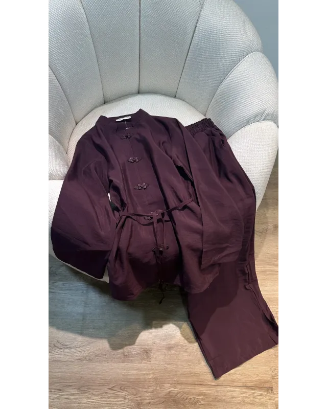 Korean Vibe Set -     Burgundy