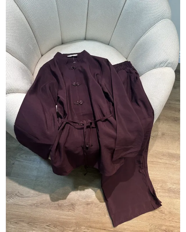 Korean Vibe Set -     Burgundy