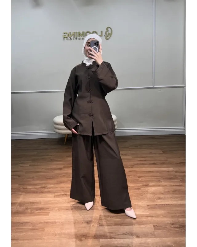 Korean Vibe Set - Brown (Coffee Color) Korean Vibe Set - Brown (Coffee Color)