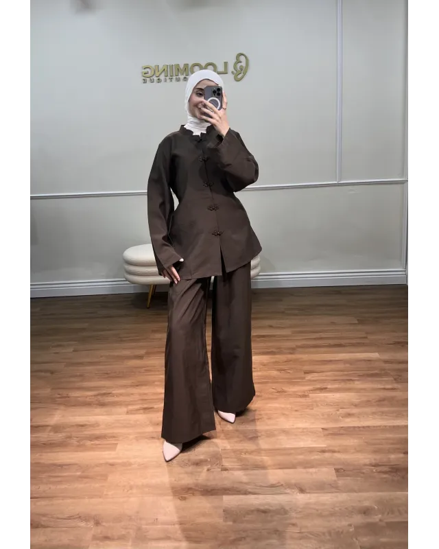 Korean Vibe Set - Brown (Coffee Color) Korean Vibe Set - Brown (Coffee Color)