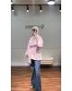 تونيك بوبلين بحزام عريض وأزرار جانبية – زهري تونيك بوبلين بحزام عريض وأزرار جانبية – زهري