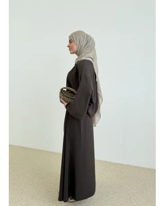 Dark Coffee ZR Model Skirt