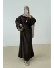 Dark Coffee ZR Model Skirt